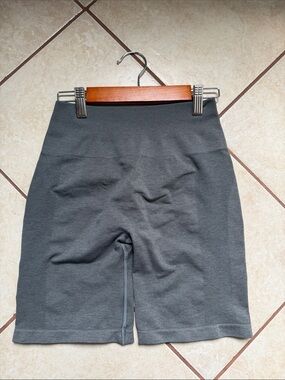 Alphabet’s amplify Gray Biker Shorts